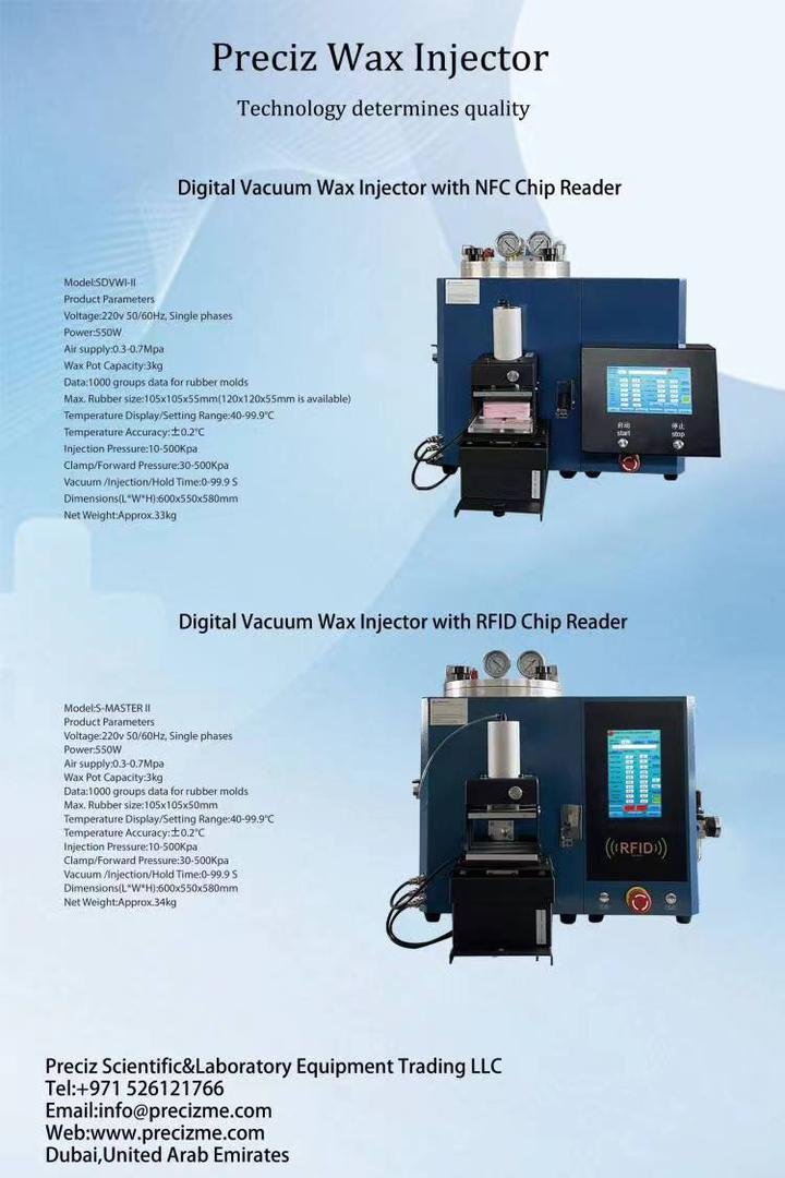 wax injection machine for jewellery